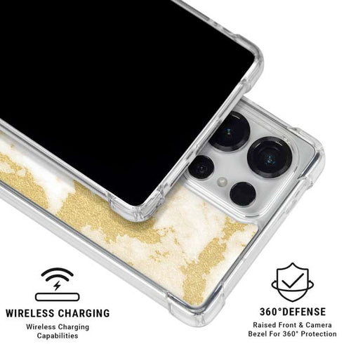 Basic Marble Galaxy S26 Ultra Clear Case