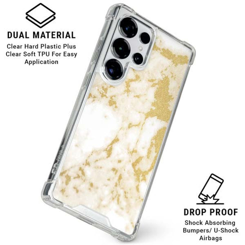Basic Marble Galaxy S26 Ultra Clear Case