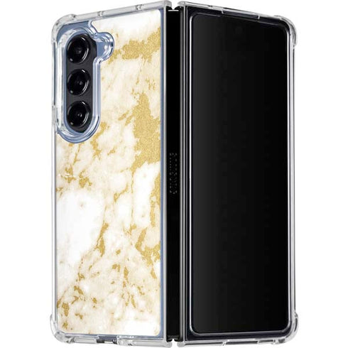 Basic Marble Galaxy Z Fold5 5G Clear Case