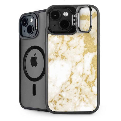 Basic Marble iPhone 15 Kickstand Case