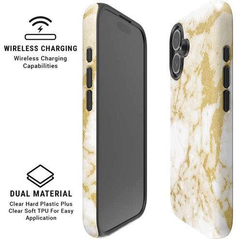 Basic Marble iPhone 16 Magsafe Impact Case