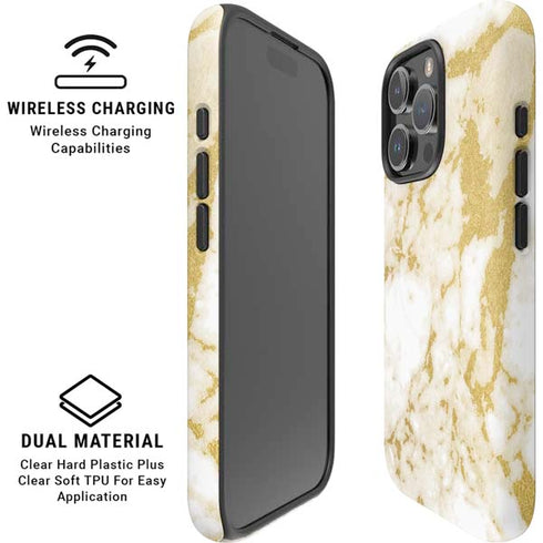 Basic Marble iPhone 16 Pro Max Magsafe Impact Case