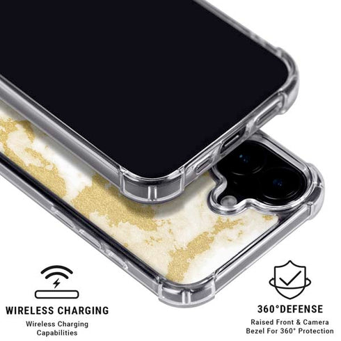 Basic Marble iPhone 17 Clear Case