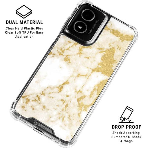 Basic Marble Moto G Power 5G (2024) Clear Case