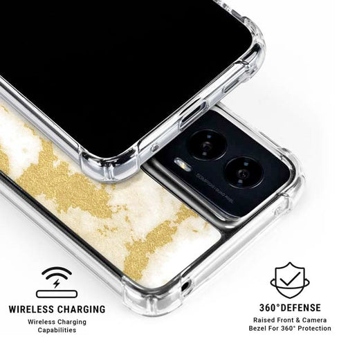 Basic Marble Moto G Power 5G (2024) Clear Case