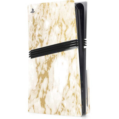 Basic Marble PS5 Pro Disk Console Skin