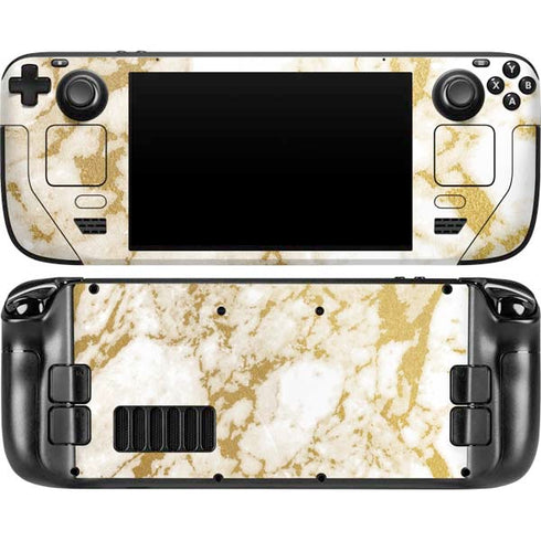 Basic Marble Steam Deck Handheld Gaming Computer OLED Skin