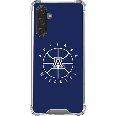 University of Arizona Basketball Mark Blue Galaxy A17 Clear Case