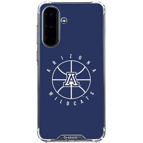 University of Arizona Basketball Mark Blue Galaxy A36 5G Clear Case