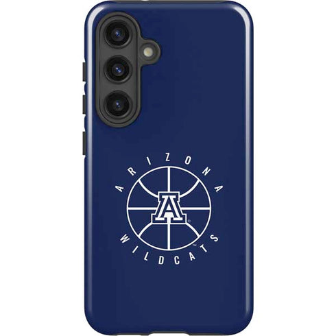 University of Arizona Basketball Mark Blue Galaxy S25 Impact Case