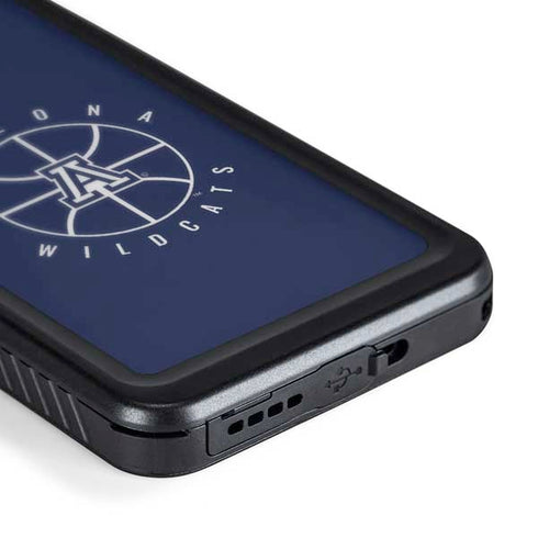 University of Arizona Basketball Mark Blue Galaxy S24 Plus Waterproof Case