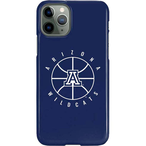 University of Arizona Basketball Mark Blue iPhone Cases