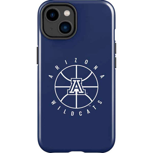 University of Arizona Basketball Mark Blue iPhone 15 Impact Case