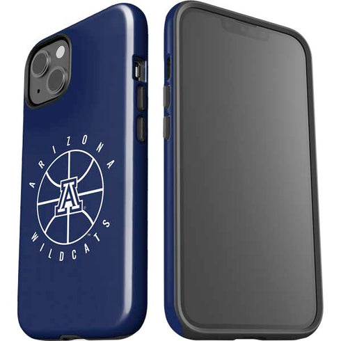 University of Arizona Basketball Mark Blue iPhone 15 Impact Case