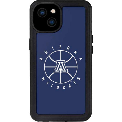 University of Arizona Basketball Mark Blue iPhone 15 Plus Waterproof Case