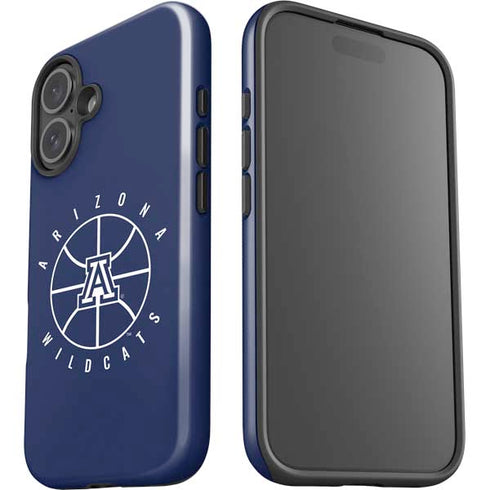 University of Arizona Basketball Mark Blue iPhone 16 Impact Case