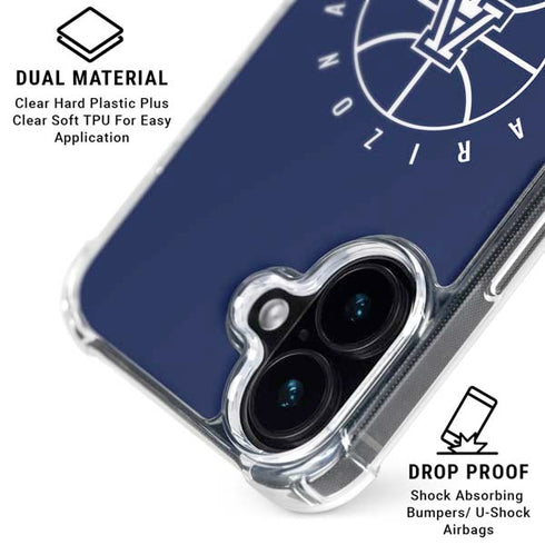 University of Arizona Basketball Mark Blue iPhone 16 MagSafe Case