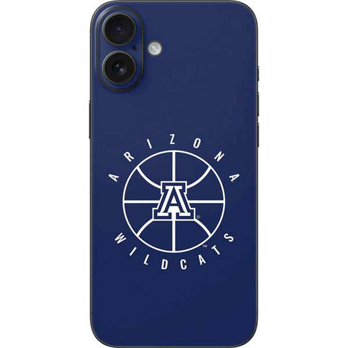 University of Arizona Basketball Mark Blue iPhone 16 Plus Skin