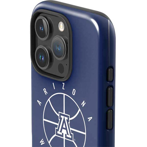 University of Arizona Basketball Mark Blue iPhone 16 Pro Impact Case