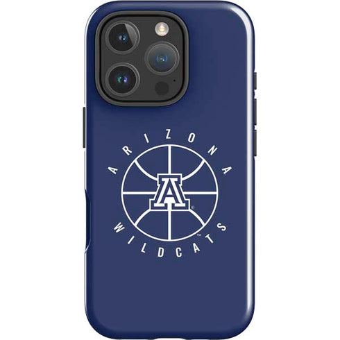 University of Arizona Basketball Mark Blue iPhone 16 Pro Max Impact Case