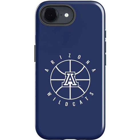 University of Arizona Basketball Mark Blue iPhone 16e Impact Case