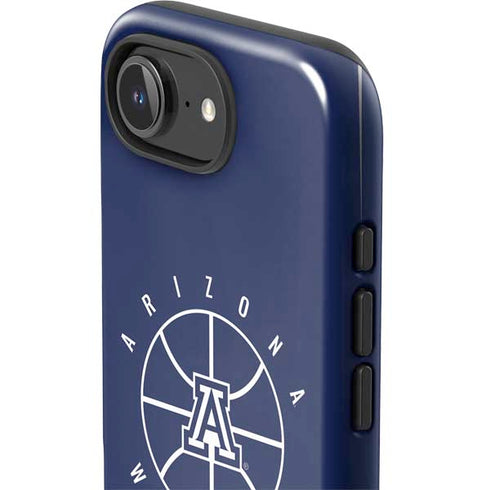 University of Arizona Basketball Mark Blue iPhone 16e Impact Case