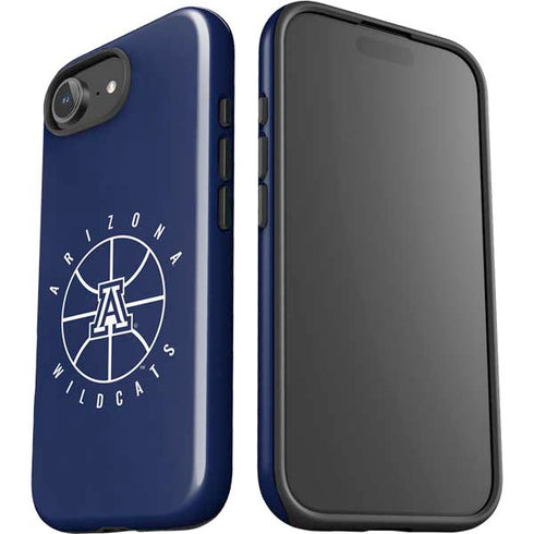 University of Arizona Basketball Mark Blue iPhone 16e Impact Case