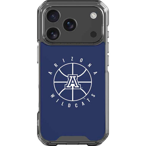 University of Arizona Basketball Mark Blue iPhone 18 Pro Clear Case
