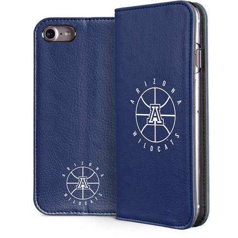 University of Arizona Basketball Mark Blue iPhone 7 Folio Case