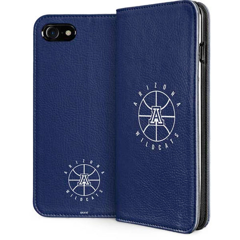 University of Arizona Basketball Mark Blue iPhone SE (2nd & 3rd Gen) Folio Case
