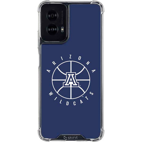 University of Arizona Basketball Mark Blue Moto G Power 5G (2024) Clear Case