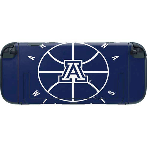 University of Arizona Basketball Mark Blue Nintendo Switch 2 (2025) with Joy-Con Skin