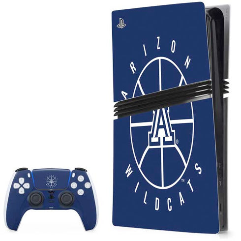 University of Arizona Basketball Mark Blue PS5 Pro Bundle Skin