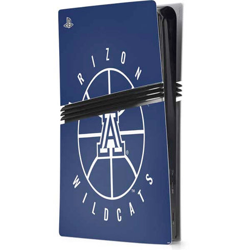 University of Arizona Basketball Mark Blue PS5 Pro Console Skin
