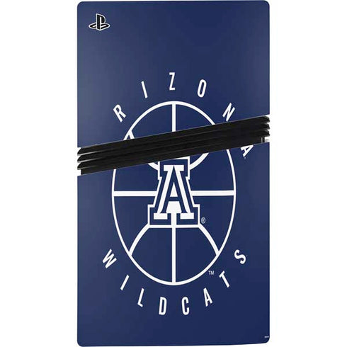 University of Arizona Basketball Mark Blue PS5 Pro Console Skin