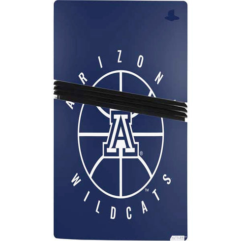 University of Arizona Basketball Mark Blue PS5 Pro Console Skin