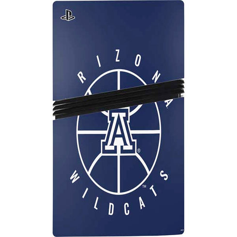 University of Arizona Basketball Mark Blue PS5 Pro Disk Bundle Skin