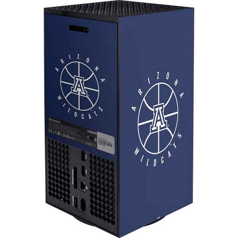 University of Arizona Basketball Mark Blue XBox Series X Digital Edition Bundle Skin