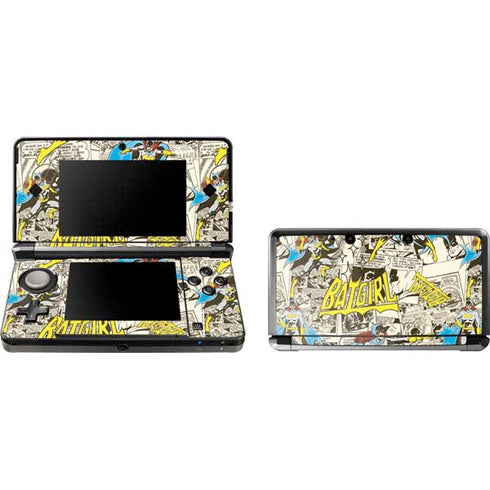 DC Comics Batman Batgirl Vintage Action pose pattern Nintendo Skins