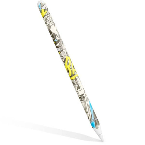 DC Comics Batman Batgirl Vintage Action pose pattern Apple Pencil (2nd Gen 2019) Skin