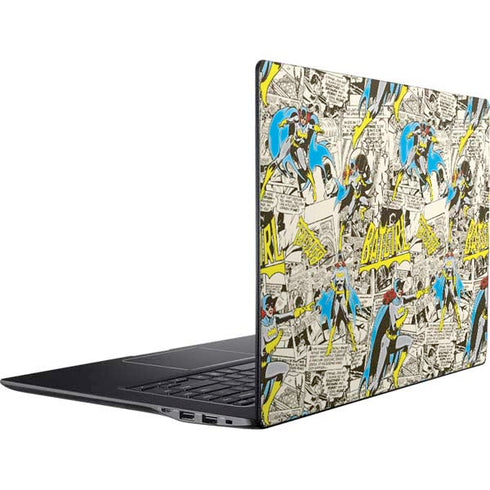 DC Comics Batman Batgirl Vintage Action pose pattern Ativ Book 9 (15.6in 2014) Skin