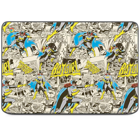 DC Comics Batman Batgirl Vintage Action pose pattern HP Chromebook Skin
