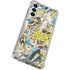 DC Comics Batman Batgirl Vintage Action pose pattern Gabb Phone 4 Clear Case