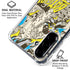 DC Comics Batman Batgirl Vintage Action pose pattern Galaxy A36 5G Clear Case