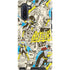 DC Comics Batman Batgirl Vintage Action pose pattern Galaxy Cases