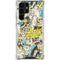 DC Comics Batman Batgirl Vintage Action pose pattern Galaxy S23 Ultra Clear Case