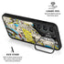 DC Comics Batman Batgirl Vintage Action pose pattern Galaxy S24 FE Kickstand Case