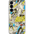 DC Comics Batman Batgirl Vintage Action pose pattern Galaxy S25 Plus Skin