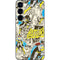 DC Comics Batman Batgirl Vintage Action pose pattern Galaxy S24 Skin