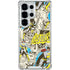 DC Comics Batman Batgirl Vintage Action pose pattern Galaxy S25 Ultra Clear Case